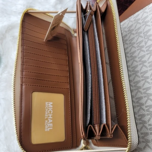 Michael Kors 2 Set Matching Designer Shoulder Bag Purse Tote Hanbag Wallet NWT - Picture 6 of 14